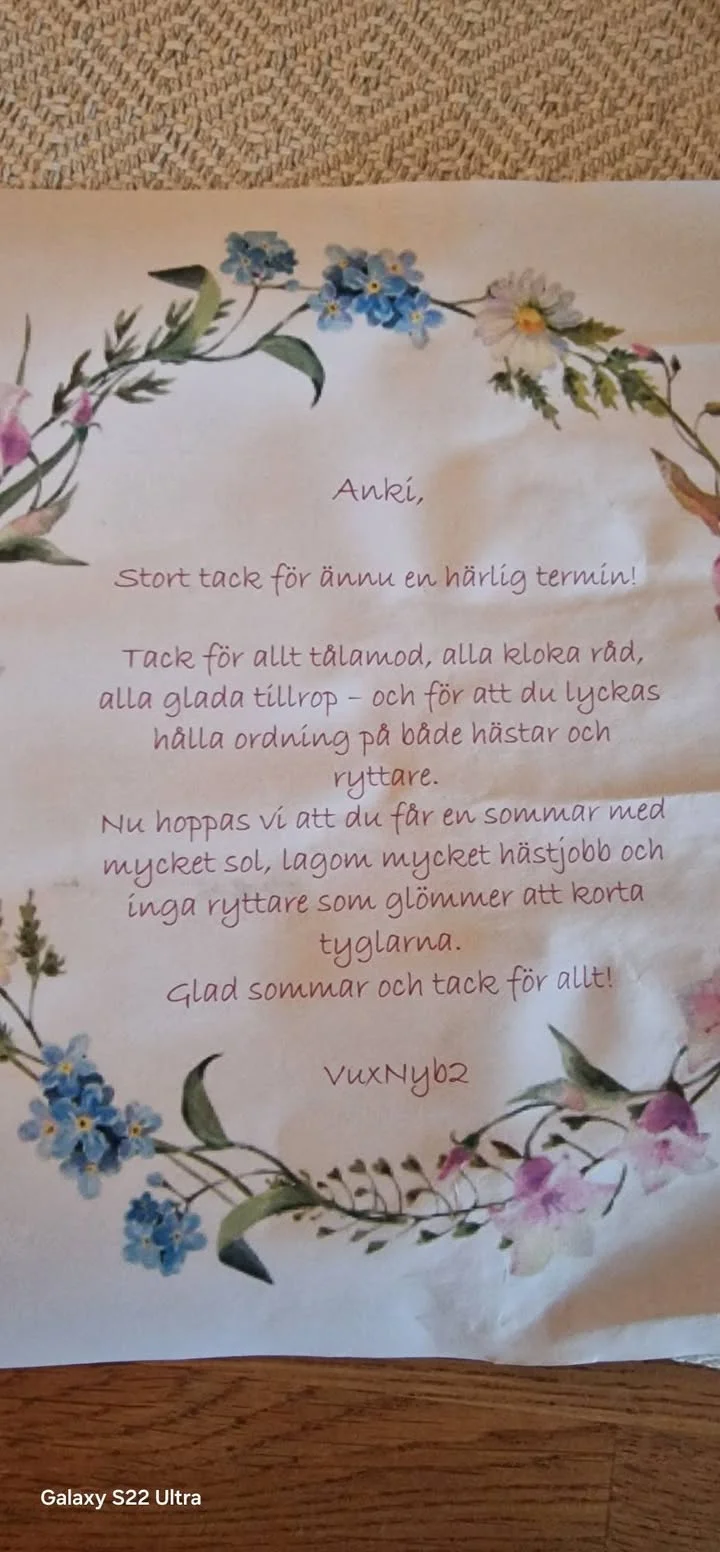 Verksamhet på Nordhallands Ridklubb
