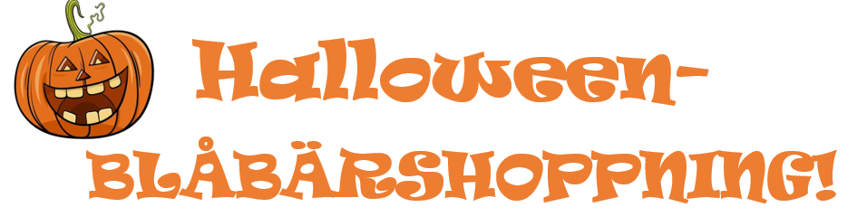 Halloween – BLÅBÄRSHOPPNING!