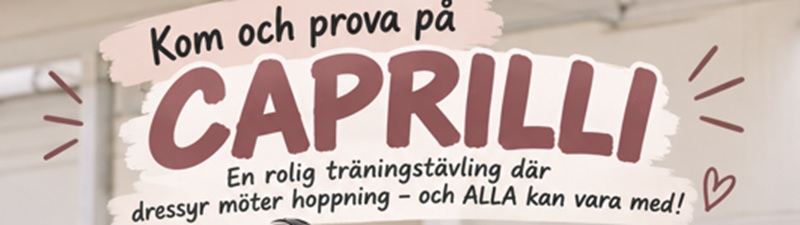 Prova på Caprilli – en rolig träningstävling för alla!