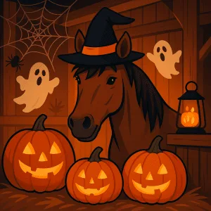 HÄSTAR, SPÖKEN OCH SKRATT – HALLOWEEN PÅ NRK! – MED US