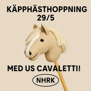🐴✨ KÄPPHÄSTHOPPNING 29/5 – MED US CAVALETTI! OBS: NY TID KL 14