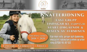 🐴✨ NYHET – FAST GRUPP FÖR KNATTERIDNING STARTAR OMGÅENDE! ✨🐴