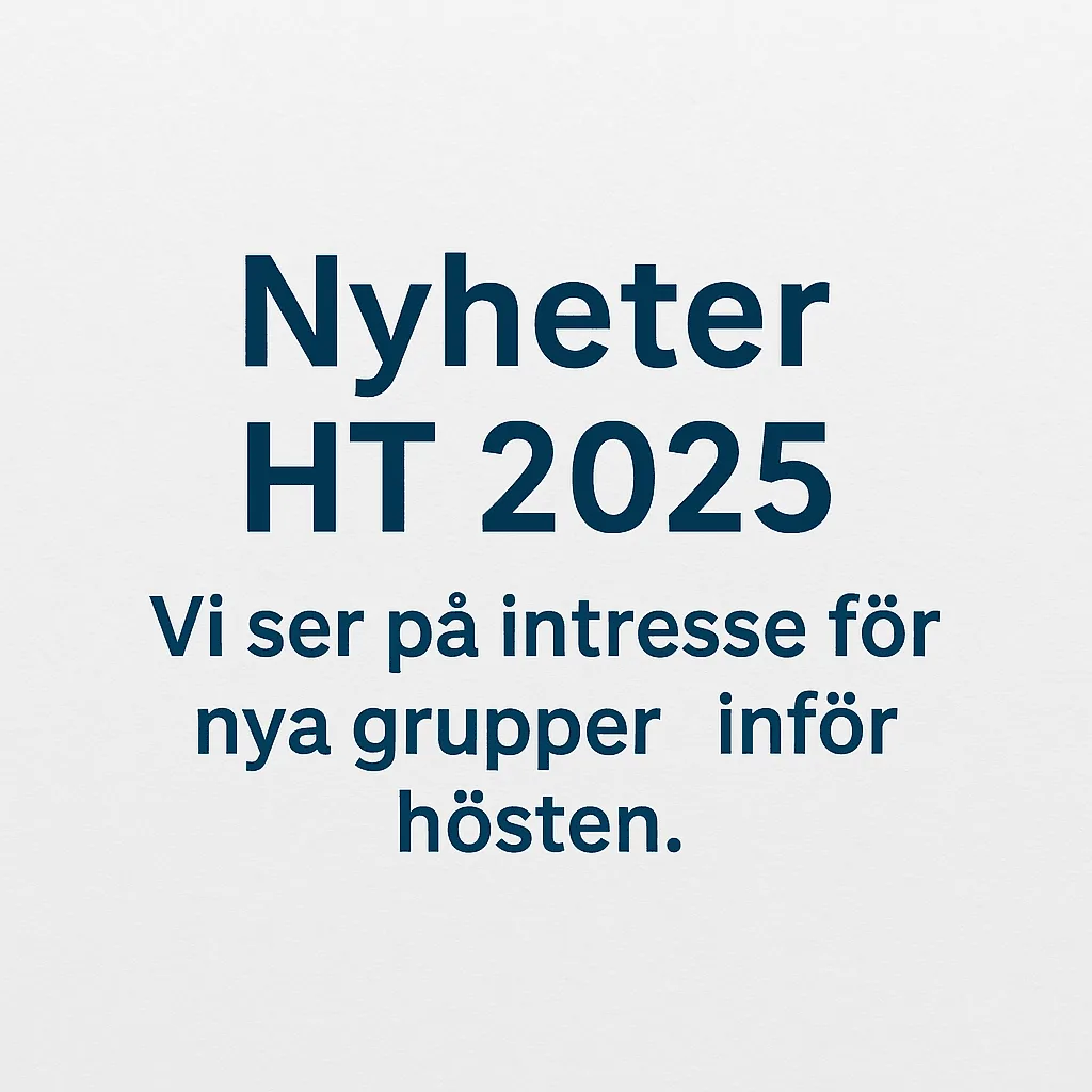NYHETER HÖSTEN 2025