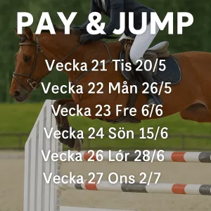 🐴✨ PAY & JUMP PÅ UTEBANAN – NORDHALLANDS RIDKLUBB